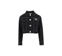 Giubbino con logo - female - Elisabetta Franchi - Light Jackets - Blue - 4 Y - Kids 4 Y