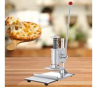 Giuggiolared 6.3"/9.8" Pizza Dough Press Machine, Stainless Steel Pizza Presser, Commercial Hand Press for Making Hand Pies, Bread Molds, Pie Crusts, Soft Rolls Large