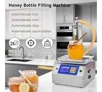 Giuggiolared Honey Filling Machine 10g-3kg/10kg,Automatic Weighing Paste Liquid Filler Machine, Gear Pump Digital Control Bottle Filling Machine for Pear Syrup,Peanut Butter,High Viscous Liquids 7L