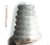 GIUIOY Tibetan Bowl Cushion Buddhist Sound Bowl Pad Silk Brocade Ring Cushion Pillow Tibetan Singing Bowl Mat Singing Bowl Cushion With free mallet (Color : White, Size : 6-12 inch)