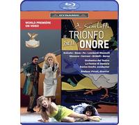 Giulia Bolcato; Rosa Bove; Raffaele Pe; Francesca Lombardi Mazzulli; Dave Monaco; Luca Cervoni; Giuseppina Bridelli; Tommaso Barea; Cristiano Gaudio; Alberto Gaspardo; Giacomo Cardelli; Orchestra del Teatro La Fenice di Venezia; Enrico Onofri - Alessandro Scarlatti: Il trionfo dell'onore [Blu-ray]