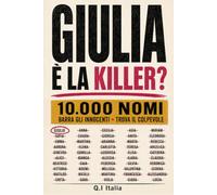 GIULIA È LA KILLER?: 10.000 nomi, 10 indizi, un solo colpevole: barra gli innocenti, elimina le false piste e trova il killer - Libro-gioco d’indagine e deduzione per adulti