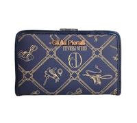 Giulia Pieralli Beautiful Medium Women's Purse with Gift Box Gift Idea for Women All-Over Pattern Monogram, Blu 5009 (Blue), Mittel-Groß, Contemporary