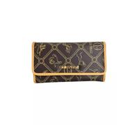 Giulia Pieralli Women's XL Long Format Wallet with Gift Box Gift Idea for Women All-Over Pattern Monogram, Coffee cream G001 (brown/beige), L, Contemporary