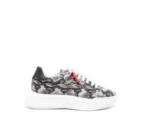 Giuliano Galiano Nemesis python-print leather sneakers - Black 39-40-41-42-43-45-46