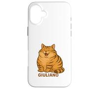 Giuliano the Oat Flake Cat I Don’t Get Angry Case for iPhone 16 Plus