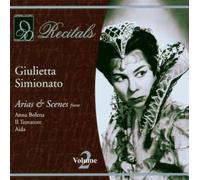 Giulietta Simionato - Recitals Vol 2 - Arias & Scenes by Giulietta Simionato (2000) Audio CD