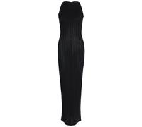 Giuliva Heritage Lola Open-knit Cotton Maxi Dress - Black - S (UK8-10 / S)