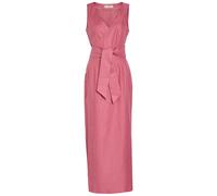 Giuliva Heritage Lyra Linen Maxi Wrap Dress - Pink - 38 (UK6 / XS)