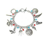 giulyscreations Bracelet Metal Nickel Percy Jackson Camp Half Field Trident Olympus Poseidon Camp Jupiter Field Jupiter Saga Fantasy TV Series Cosplay