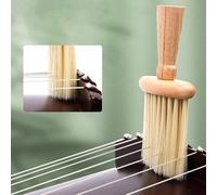 Giuneuow 1 Piece Universal Violin Cleaning Brush Professional Soft Deep Cleaning Brush As Shown for Guzheng Violin Accessories Dust Sweeping Tools