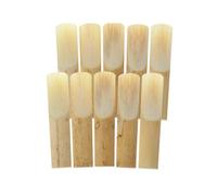 Giuneuow 10 Pack Alto Sax Saxophone Reeds Strength 1.5 2.0 2.5 3.0 3.5 4.0 Saxophone Woodwind Instrument Parts Accessory