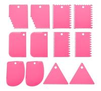 Giuneuow 12 Pcs Plastic Clay, 2 Set Pottery Tools Soft Carving Scraper Kit Clay Sculpting Tools for Beginners Pottery Modeling C