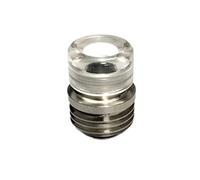 Giuneuow 1PC Intergrated Quickly Remove The Mouthpiece Wide Mouth 1.24cm High Efficiency and Energy Saving Transparent