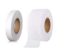 Giuneuow 2 Pack Iron on Hem Tape No Sew Hem Tape Roll Web Tape with Tape Measure for Garment Clothes DIY Crafts