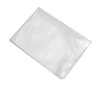 Giuneuow 2 x Fashion Transparent Passport Holder Cover Case Travel Wallet Protector Folder