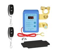 Giuneuow 240A 12V Remote Battery Disconnect Switch with Led Voltage Display Automatic Power Shut Off Switch for Auto