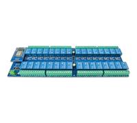 Giuneuow 32-Channel Relay Module Development Board with WiFi Bluetooth - DC Power Supply for ESP8266