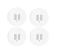 Giuneuow 4PCS Tuya ZigBee Smart Vibration Sensor 4PCS Tuya ZigBee Vibration Sensor Real Time Monitoring Door Window Detection Alarm Smart Home Security System