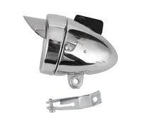 Giuneuow Bicycle Light Bike Retro Front Fog Light LED Metal Chrome Bike Lamp Vintage Bicycle Accessories Silver