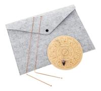 Giuneuow Copper Dowsing Rods Kit Spiritual and Divining Pendulum Board Mat Kit Include 2 Retractable Divining Rods for Divining