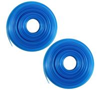 Giuneuow Electric Trimmer Brushcutter Cord Wire - 2PCS, 1.6mm X 100m Heavy Duty Nylon Round Line for Manual Feed