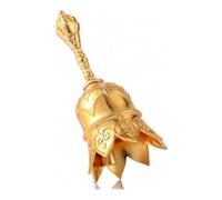 Giuneuow Hand Call Bell for Teacher Classroom Bell Dinner Bell Tibetan Bells Meditation Bell