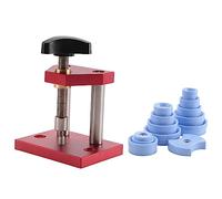 Giuneuow Micropress Watch Case Press Micropress Medium Heavy Duty Watch Case Pressing Tool with 12 Nylon Dies for Watch Repair