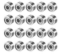 Giuneuow Miniature Sealed Metal Shielded Metric Radial Bearing Model: MR52-ZZ 2x5x2.5mm 20pcs
