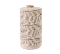Giuneuow Natural 3mm Rope 100M Rope for Gardening Plant Stand Gift Packaging Bundle Handmade Home Decoration