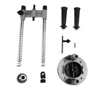 Giuneuow Portable Drill Guide Attachment, Drill Adapter for Hand Drills, Universal Bench Clamp Holder, Repair Tool Stand