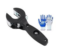 Giuneuow Ratcheting Tubing Cutter, 2 in 1 Close Quarters Tube Compact Cutter, Ratcheting PVC Cutter, Tubing Cutter 1/4In to 7/8In