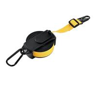 Giuneuow Retractable Clothesline 12 Feet Indoor Outdoor Heavy Duty 22LB Max Load,Portable Travel Clothesline With34 Hanging Holes