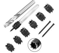Giuneuow Spot Weld Cutter Set Cutter Removal Tool Kit with3/8" & 5/16" Double Sided Drill Bit,forPower Drill Spot