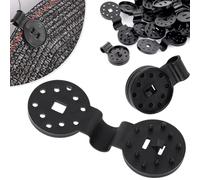 Giuneuow Tarp Clips Lock Grip, Shade Cloth Plastic Clips for,NoNeed to Worry About Falling Off Due to Strong Wind A