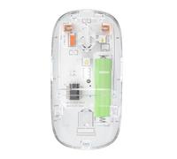 Giuneuow Transparent Wireless Mouse 2.4G USB Bluetooth Rechargeable Ergonomic Gaming Mouse for PC Laptop Desktop Dual-mode Mute