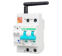 Giuneuow Tuya Circuit Breaker Smart Life Timer Automatic Intelligent Switch Overload Short Circuit Protection 2P
