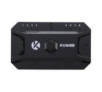 Giuneuow Usb Keyboard Mouse Converter Bluetooth Hub USB 5.0 Converter Wired Keyboard&Mouse to Wireless Hub Adapter Support 8 Devices for Tablet,Laptop,Mobile