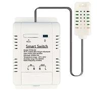Giuneuow WiFi TH-16 Switch Tuya Wireless Control with Power Consumption Monitoring Temperature and Humidity Thermostat for