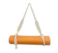 Giuneuow Yoga Mat Carry Strap Handmade Boho Crochet Macrame Adjustable Shoulder Strap for Yoga Mat Pilates Exercise Fitness