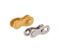 GIUPLOKID Bicycle Missing Link Chain Connector, Stainless Steel Bicycle Chain Quick Link For 6-11S Silver And Gold Pack Of 2(Silver 10)