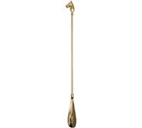 GIUPLOKID Long-handled shoehorn， Shoe Horn Gold Long Handle Multiple Sizes Helper(B)