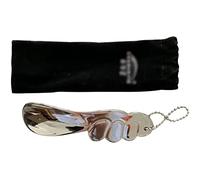 GIUPLOKID Long-handled shoehorn， Shoe Horn Silver 15.8cm Stainless Steel Thumb Shape Lifter Portable Short Handle