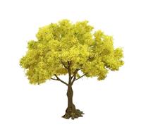 GIUPLOKID Model Diorama Tree, Ginkgo Tree Models Wire Trunk 10-28cm Sand Table Micro Landscape DIY Park Decoration(28cm)