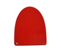 Giural V Shaped Toilet Seat with Lid, Slow Close, Easy to Install and Clean, Durable Plastic, Colored Replacement Toilet Seats, Fits Standard V Shape Toilets Bowl,Red