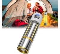 Giurui Multifunctional Super Bright Long Distance Rechargeable Flashlight - Super Bright Beam,4 Lighting Modes, Rechargeable Design (1 Pcs)