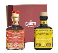 Giuseppe Giusti Balsamic Vinegar and Olive Oil Set Gran Deposito Aceto Balsamico Di Modena PGI and Extra Virgin Olive Oil From Italy Gift Set Cold Pressed Oil and Vinegar Gourmet Cooking Gifts