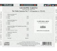 GIUSEPPE TARTINI: THE VIOLIN CONCERTOS, VOL. 7 NEW CD