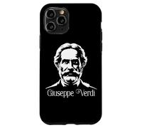 Giuseppe Verdi Composer Silhouette Classical music Opera Case for iPhone 11 Pro