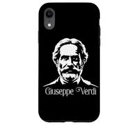 Giuseppe Verdi Composer Silhouette Classical music Opera Case for iPhone XR